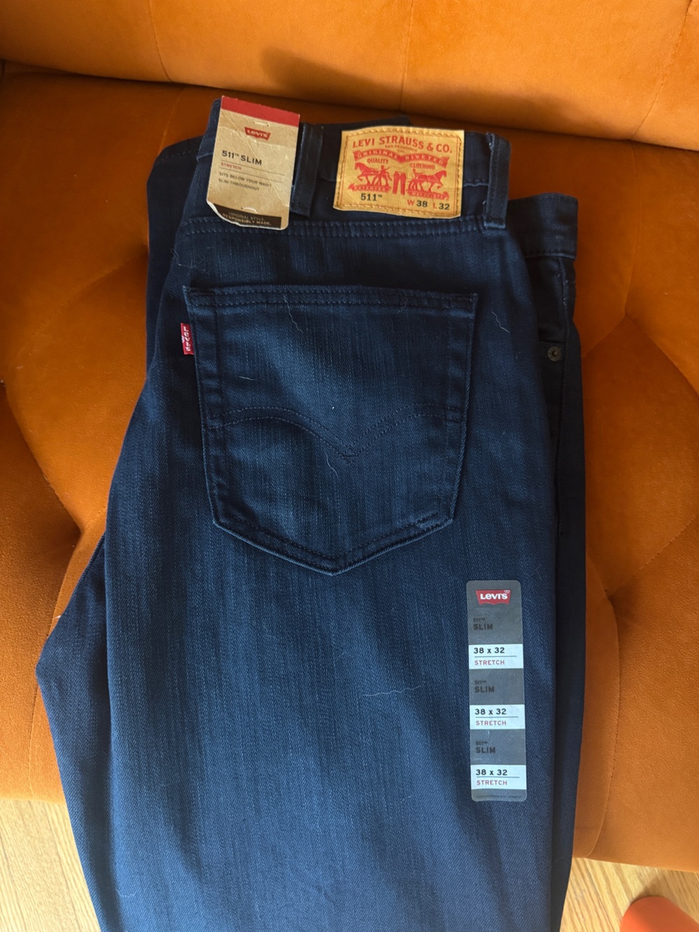 Levi's Men's Slim Jeans in Dark Indigo